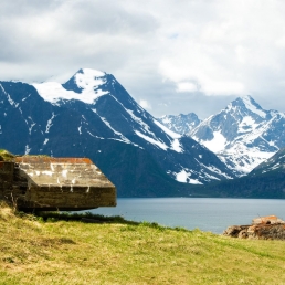 Casemate at Spakenes battery, Norway