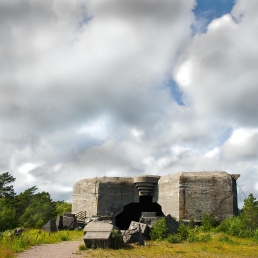 Giant casemate at Vara battery, Norway