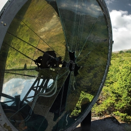 Search light at Fjell battery, Norway