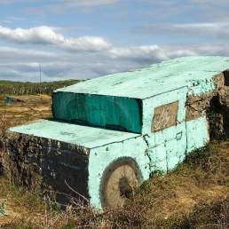 Graffiti at Tarnos Battery