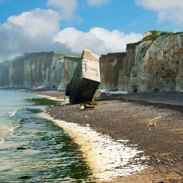 Quiberville beach, north France