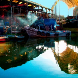 Boatyard at Brentside Wharf, Brentford