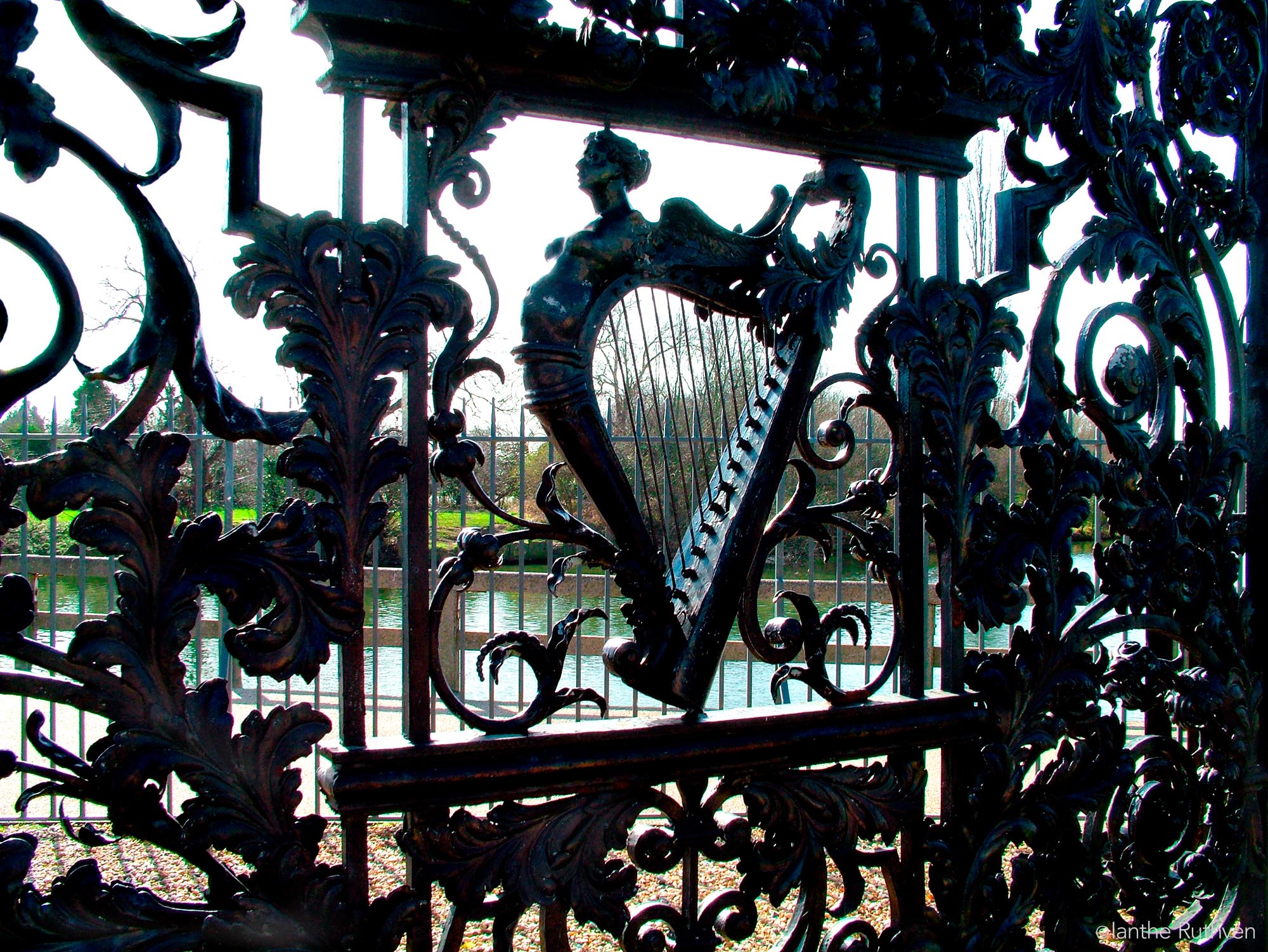 Wrought-iron gates at Hampton Court