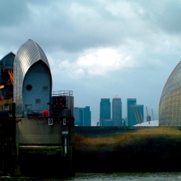 Thames flood barrier at Woolwich